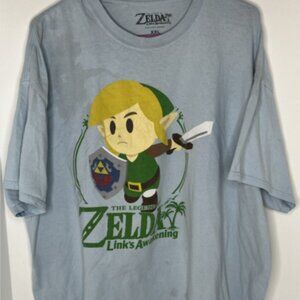 Zelda Link’s Awakening T-Shirt XXL 2019 Nintendo Official Tee Gray
